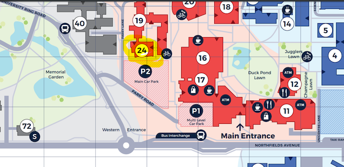 map to venue